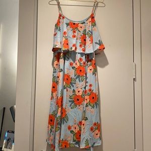 Paper crown + Rifle Paper Co Anthropologie Poppy Dress
